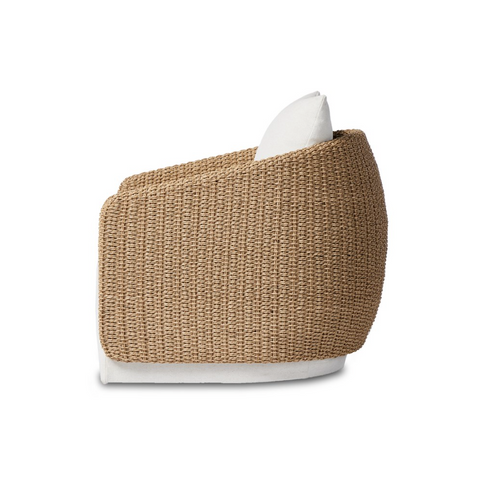 Maven Outdoor Swivel Chair - Faux Hyacinth