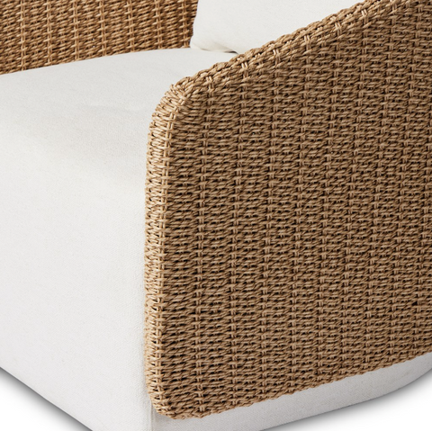 Maven Outdoor Swivel Chair - Faux Hyacinth