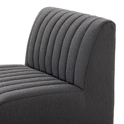 Augustine Dining Chair - Fiqa Boucle Charcoal