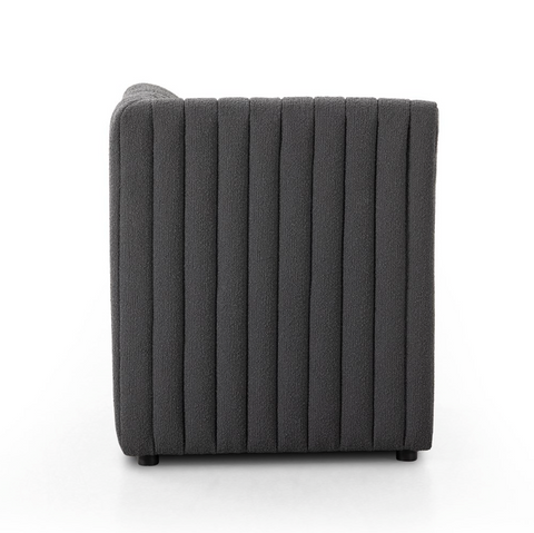 Augustine Corner Dining Chair - Fiqa Boucle Charcoal