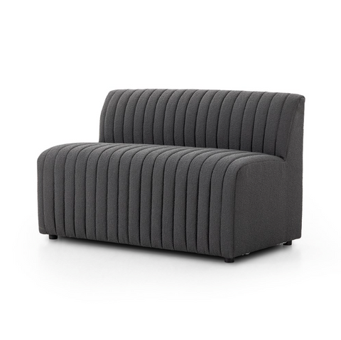 Augustine Dining Bench 49" - Fiqa Boucle Charcoal