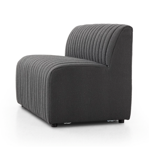 Augustine Dining Bench 49" - Fiqa Boucle Charcoal