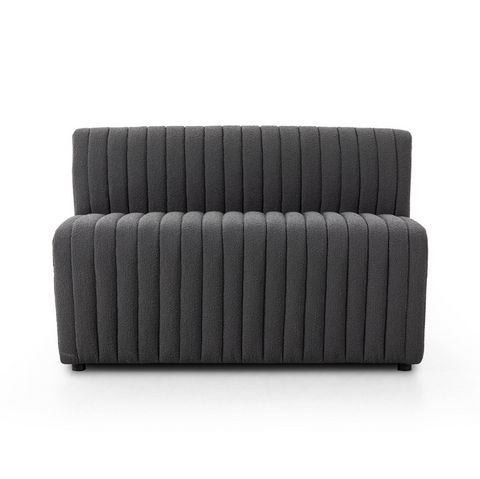 Augustine Dining Bench 49" - Fiqa Boucle Charcoal