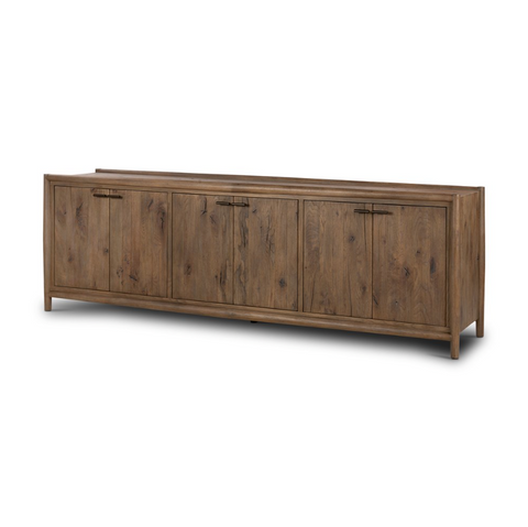 Glenview 6 Door Sideboard - Weathered Oak