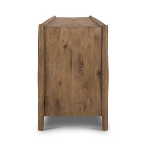 Glenview 6 Door Sideboard - Weathered Oak