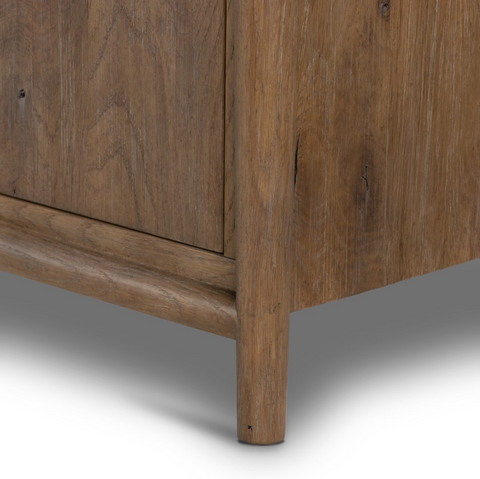 Glenview 6 Door Sideboard - Weathered Oak