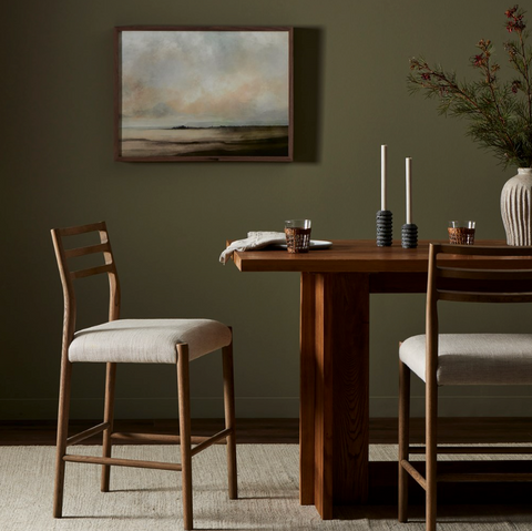 Glenmore Counter Stool - Smoked Oak