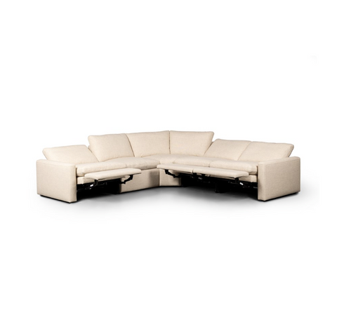 Tillery Power Recliner 5Pc Sectional - Antigo Natural
