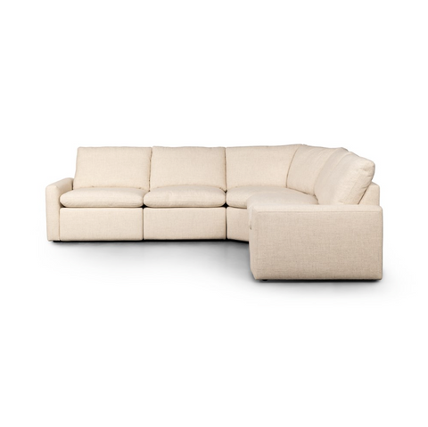 Tillery Power Recliner 5Pc Sectional - Antigo Natural