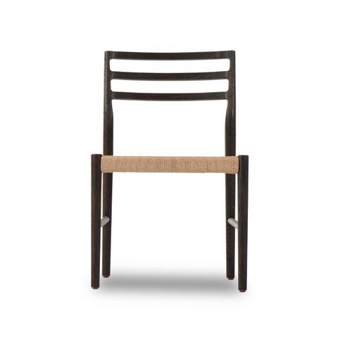 Glenmore Woven Dining Chair - Light Carbon