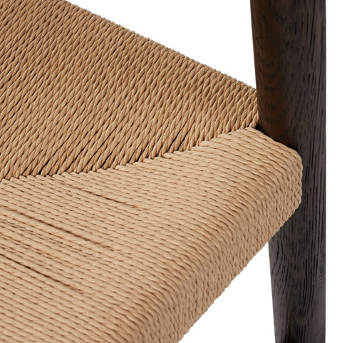 Glenmore Woven Dining Chair - Light Carbon