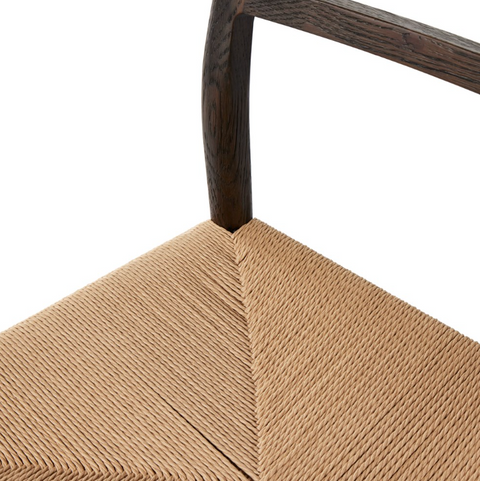 Glenmore Woven Dining Chair - Light Carbon