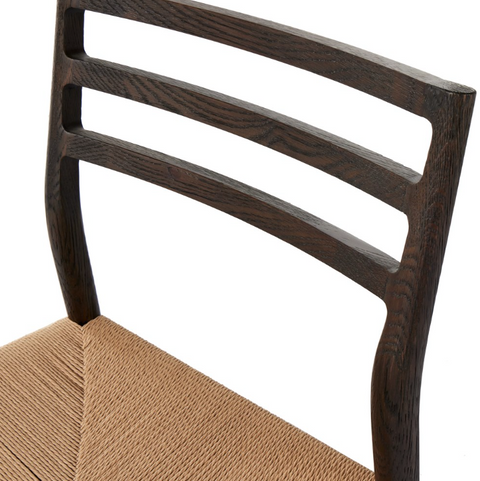 Glenmore Woven Dining Chair - Light Carbon