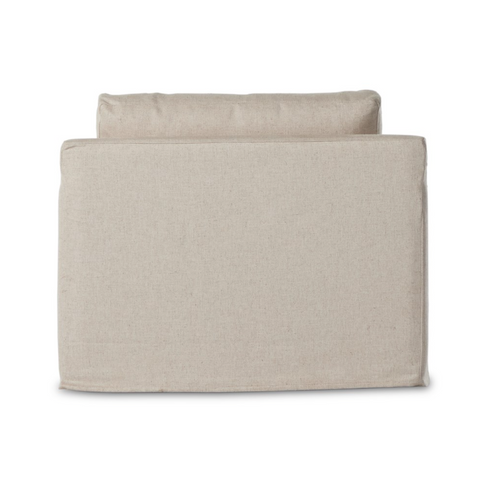 Hampton Slipcover Swivel Chair - Evere Creme