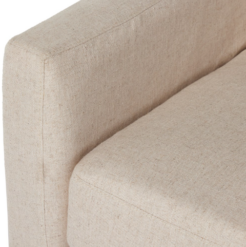 Hampton Slipcover Swivel Chair - Evere Creme