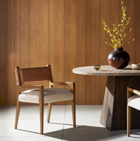 Ferris Dining Arm Chair - Winchester Beige