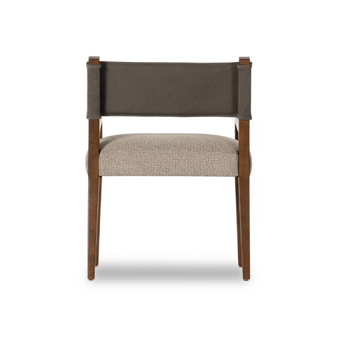Ferris Dining Arm Chair - Nubuck Charcoal