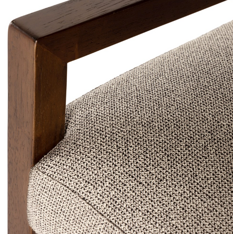 Ferris Dining Arm Chair - Nubuck Charcoal