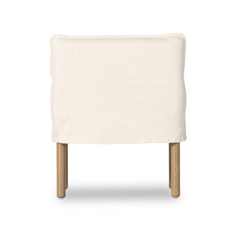 Addington Slipcover Dining Arm Chair - Brussels Natural