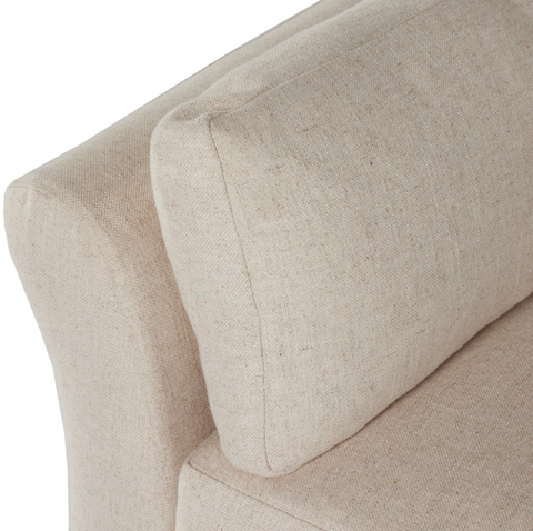 Delray Slipcover LAF Piece - Evere Oatmeal
