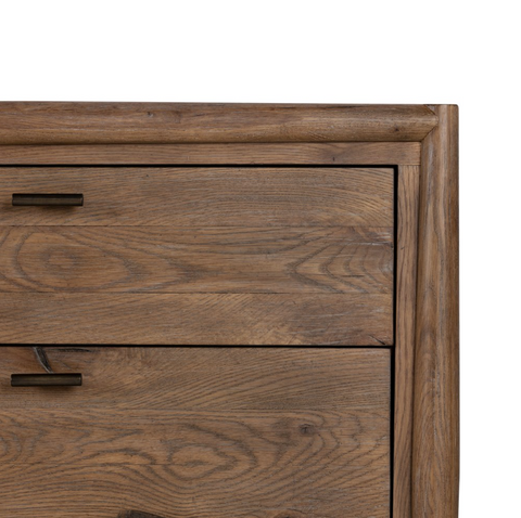 Glenview 6 Drawer Dresser - Weathered Oak