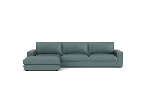 Cello 2-Piece Sectional Sofa with Chaise - Leather