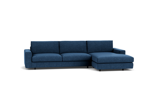 Cello Plush 2-Piece Sectional Sofa with Chaise - Fabric