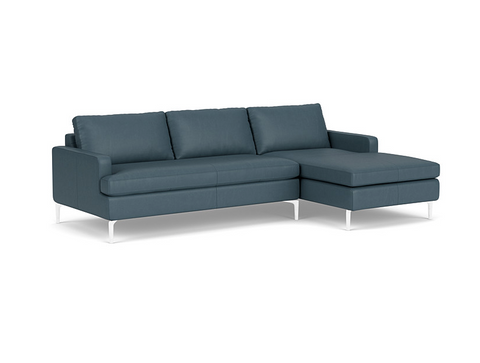 Eve Grand 2-Piece Sectional Sofa with Chaise - Leather