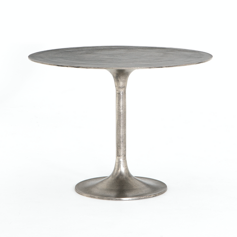 Simone Bistro Table-Raw Antique Nickel