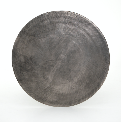 Simone Bistro Table-Raw Antique Nickel