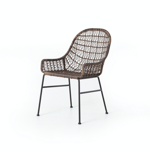 Bandera Outdoor Woven Dining Chair - Distressed Grey