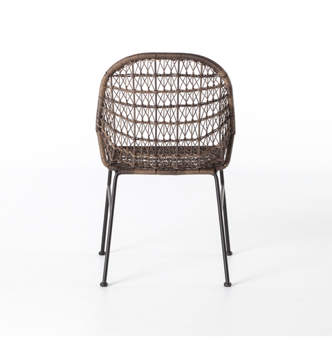 Bandera Outdoor Woven Dining Chair - Distressed Grey