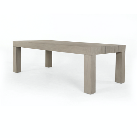 Sonora Outdoor Dining Table - Weather Grey
