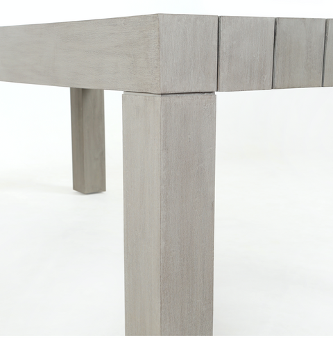 Sonora Outdoor Dining Table - Weather Grey