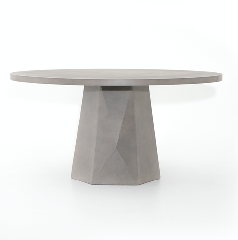 Bowman Outdoor Dining Table-Grey Concrete