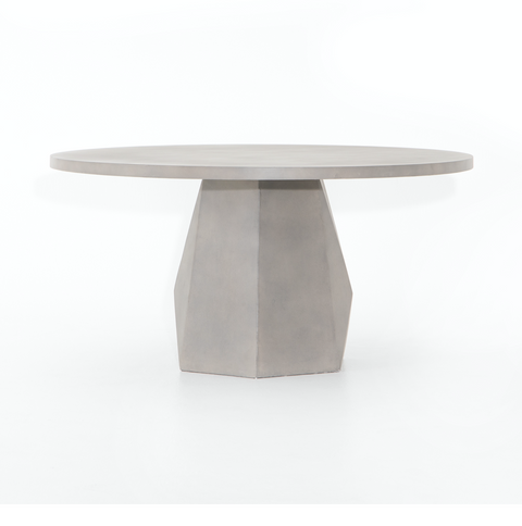 Bowman Outdoor Dining Table-Grey Concrete