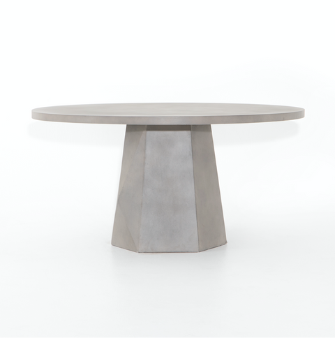 Bowman Outdoor Dining Table-Grey Concrete