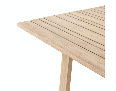 Atherton Outdoor Dining Table-Brown