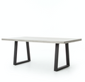 Cyrus Outdoor Dining Table 79" -Grey