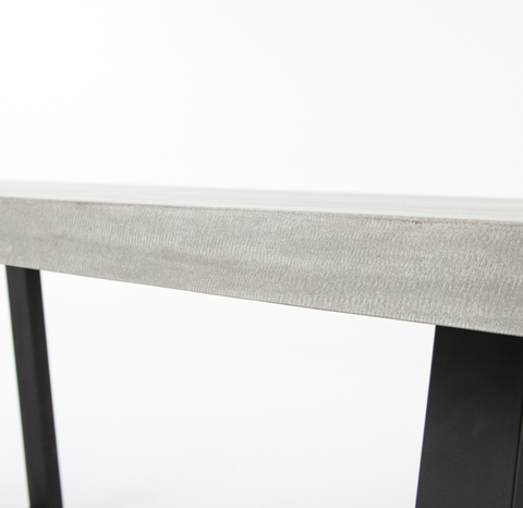 Cyrus Outdoor Dining Table 79" -Grey