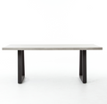 Cyrus Outdoor Dining Table 79" -Grey