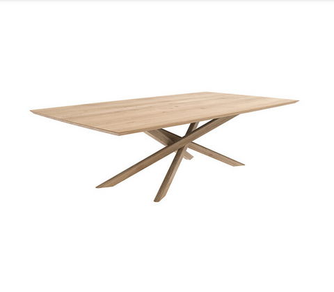 Mikado Dining Table, 94.5" - Oak