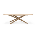 Mikado Oval Dining Table, 105.5" - Oak