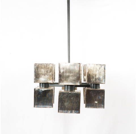 Ava Linear Chandelier - Antiqued Iron