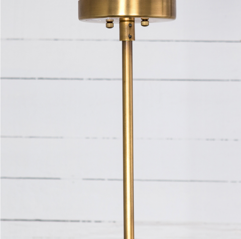 Pellman Chandelier, Matte Brass