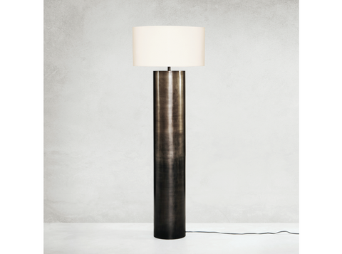 Cameron Ombre Floor Lamp - Ombre Antique Pewter