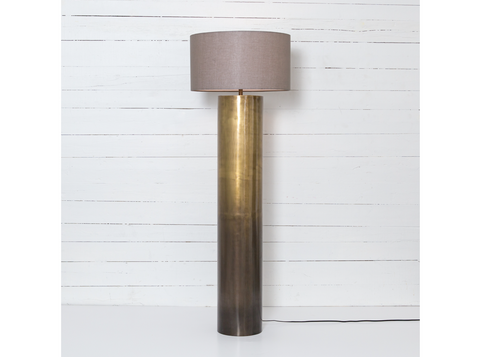 Cameron Ombre Floor Lamp -Ombre Antique Brass