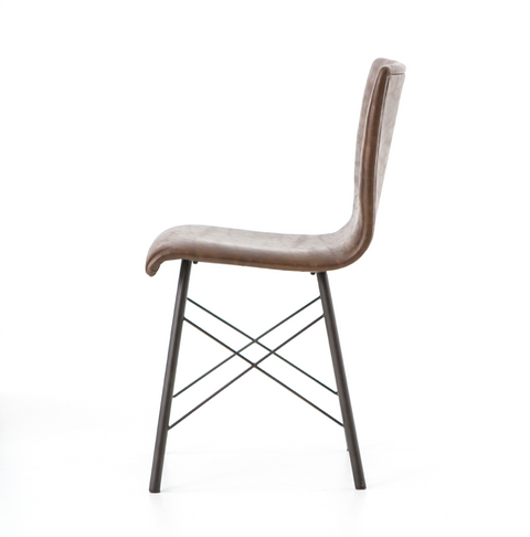 Diaw Dining Chair- Distressed Brown