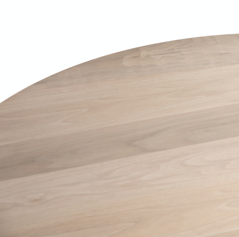 Hudson Round Coffee Table - Ashen Walnut