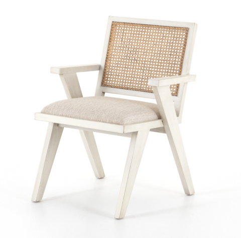Flora Dining Chair- Distressed Cream